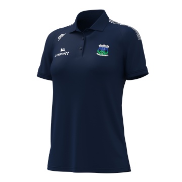 Dual Solid Colour Polo : Navy